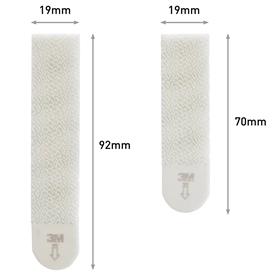 3M 17209-WHI-12 Command Picture Hanging Strips