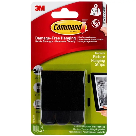 3M Command Medium Picture Hanging Strips 7100109343