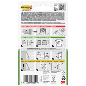 3M Command 17202-WHI-4 Small Refill Strips Hvid