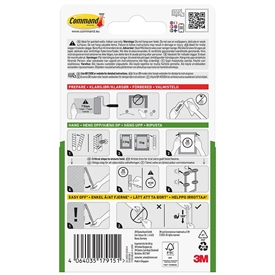 3M Command 17204-BLK-4 Medium Refill Strips Sort