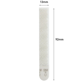3M Command 17207-WHI-4 Narrow Picture Hanging Strips
